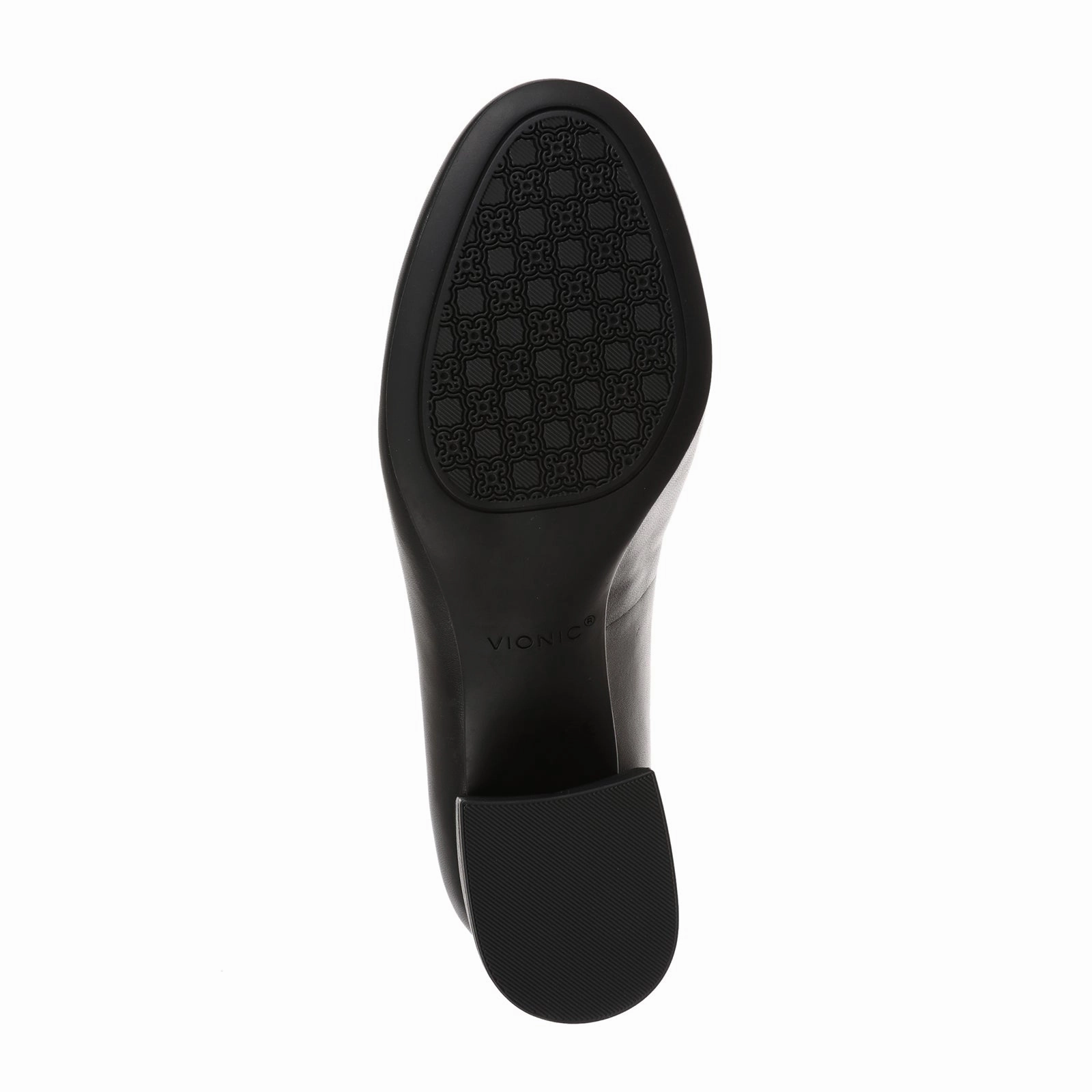 Vionic Carmel Pump (Women) - Black Nappa Leather Foot Hug Practical Outdoor Shoes