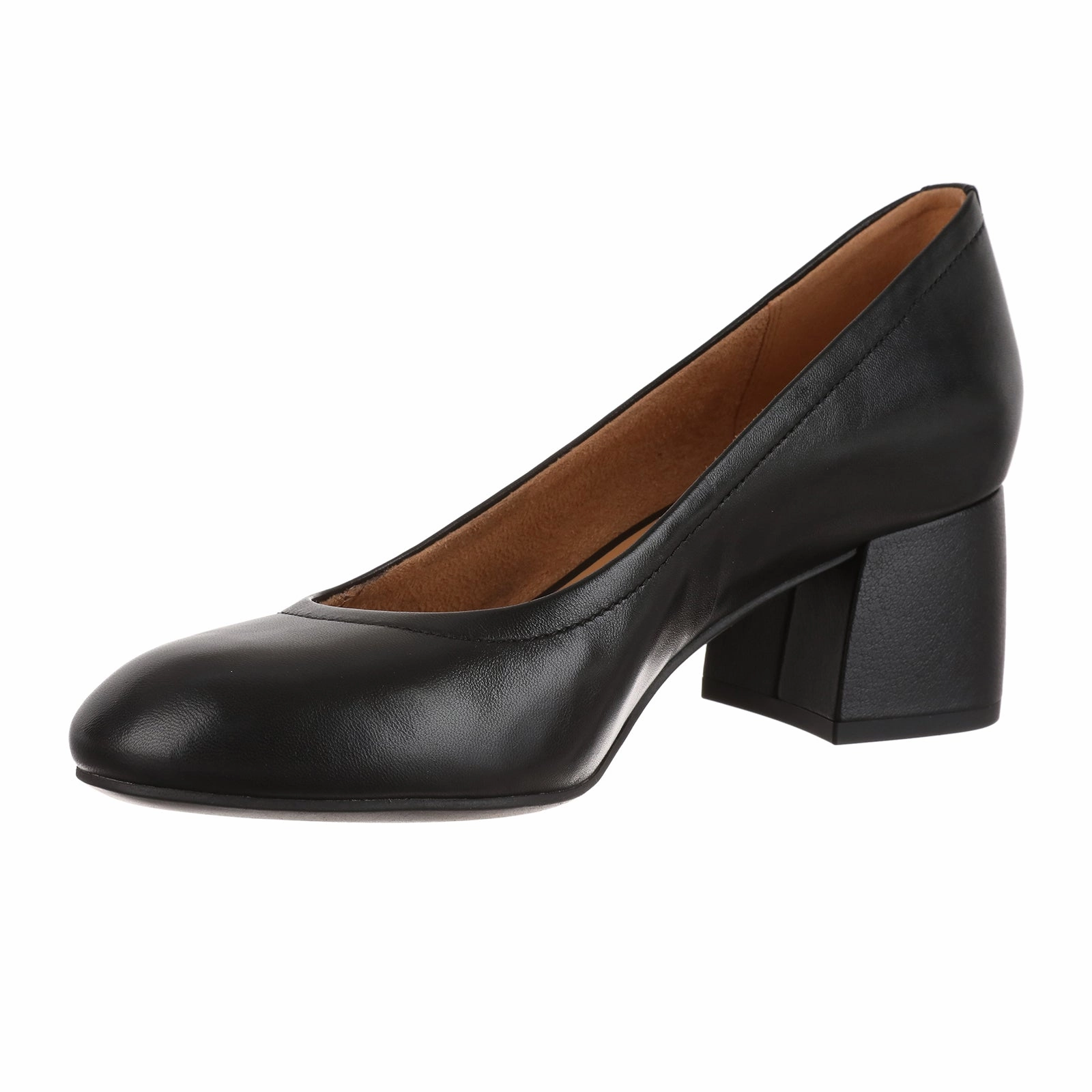 Active Mode Vionic Carmel Pump (Women) - Black Nappa Leather