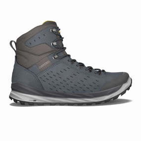 Lowa Malta GTX Mid (Men) - Steel Blue Dynamic Arch Frame Trail Support