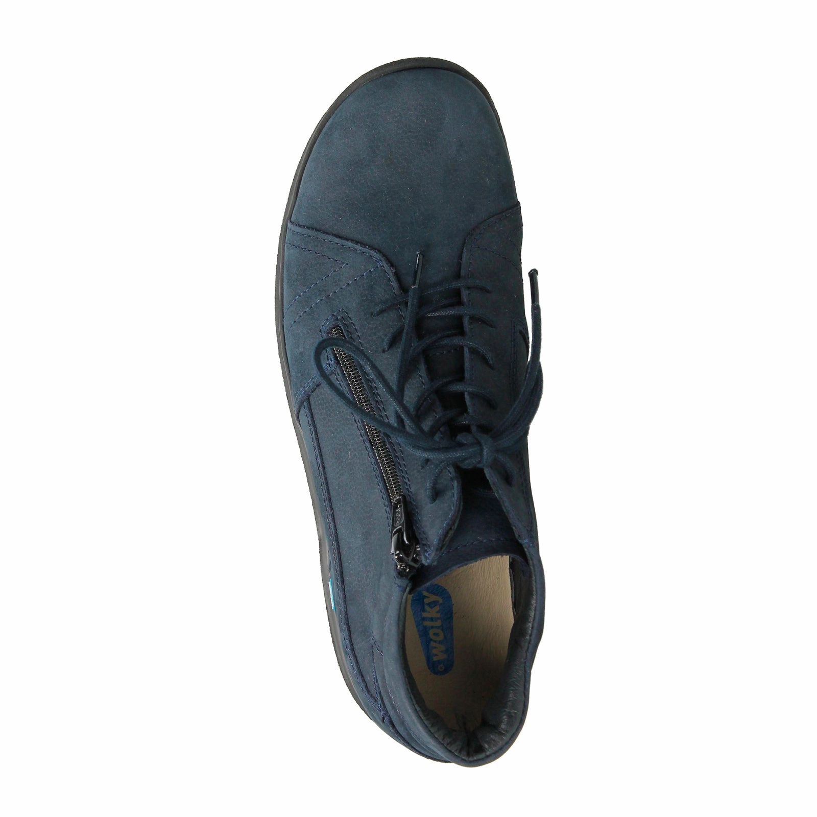 Wolky Why Ankle Boot (Women) - Blue Antique Suede Slip Resistant