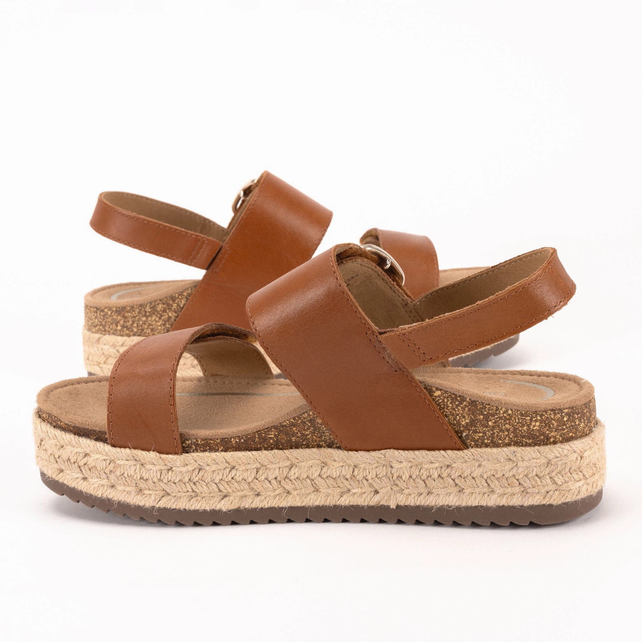 VANIA - COGNAC - LEATHER Adaptive Fit Lightweight Midsole