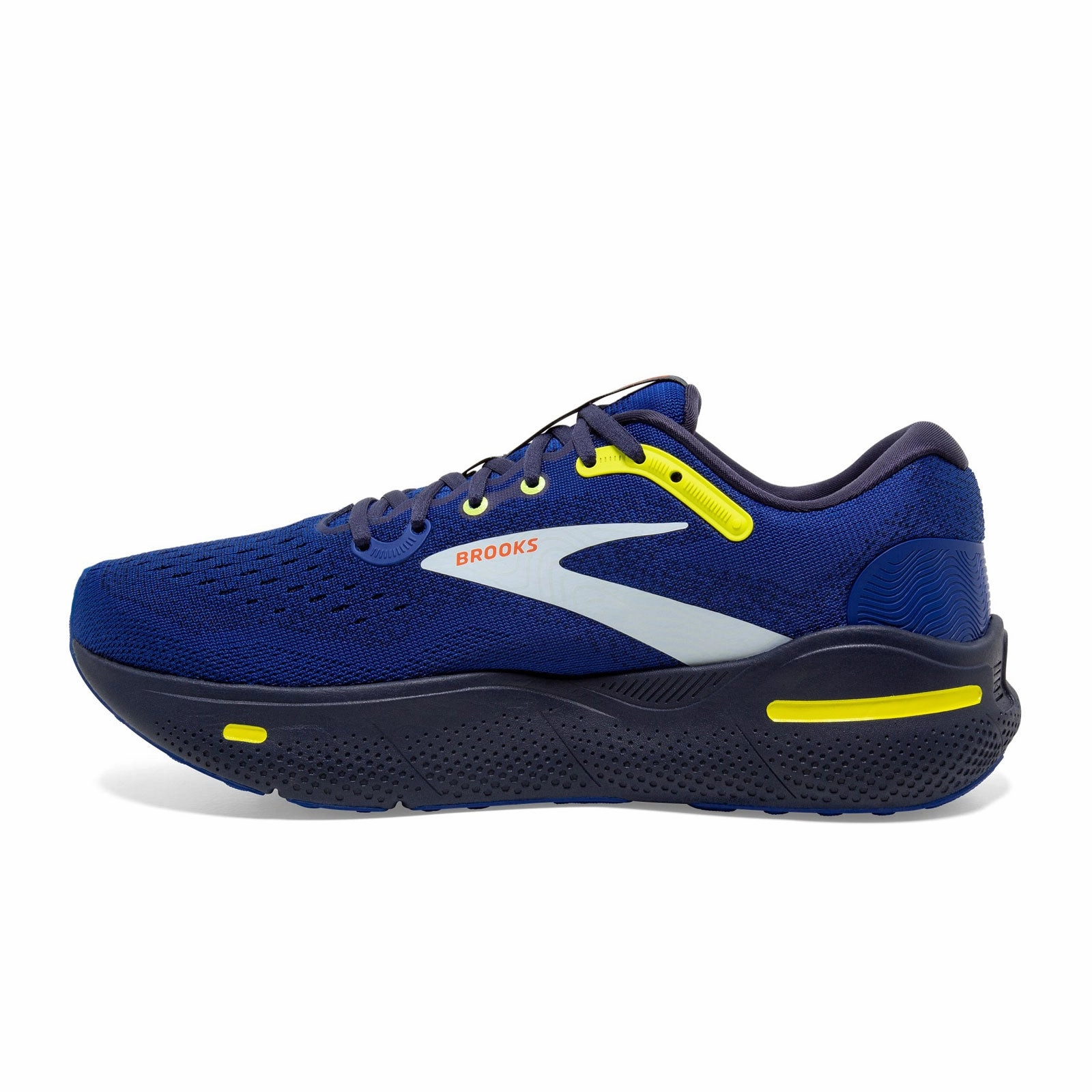Brooks Ghost Max Running Shoe (Men) - Surf The Web/Peacoat/Sulphur Comfortable outdoor wear Layered Midsole