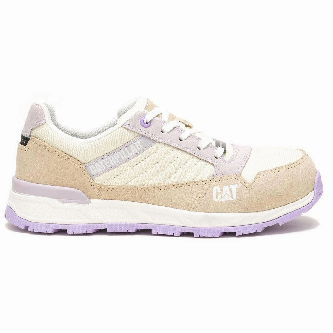 Ultra Cushioned Heel Venward Women??s Composite-Toe Work Shoe Tan/Lilac