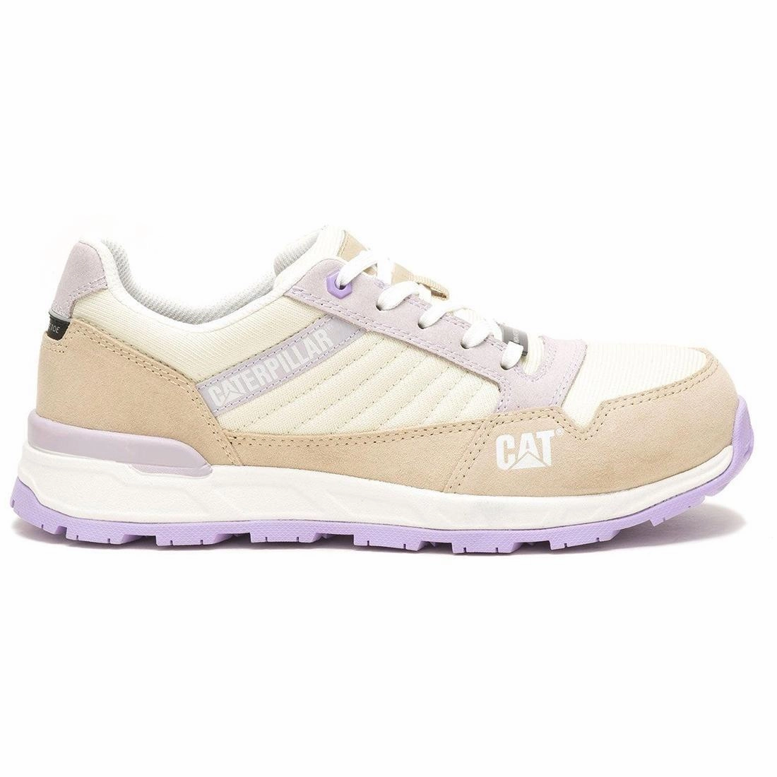 Strap cyclist Venward Women??s Composite-Toe Work Shoe Tan/Lilac