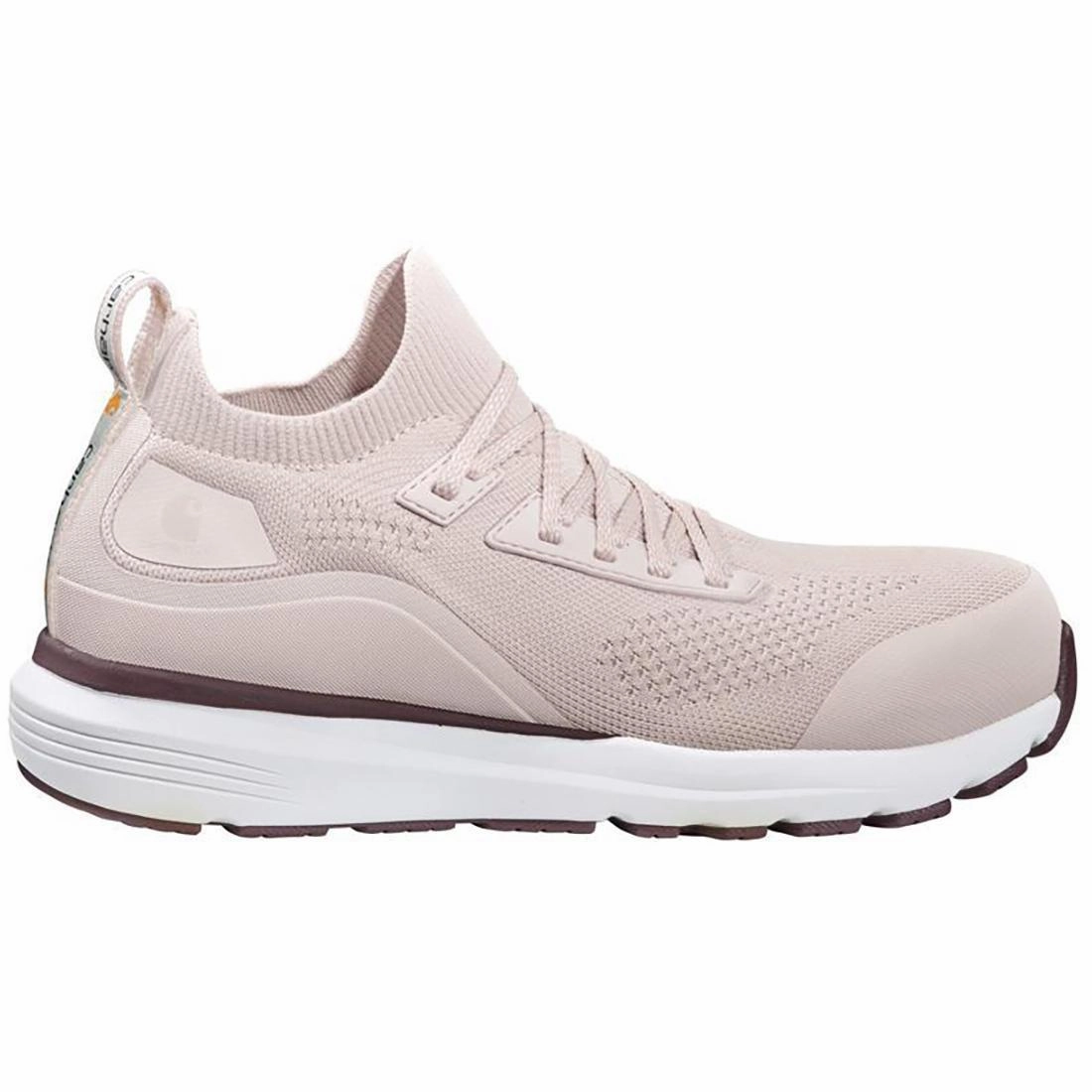 Women's Haslett 3 Inch Nano-Toe ESD Work Shoe Light Pink tennis players' agility