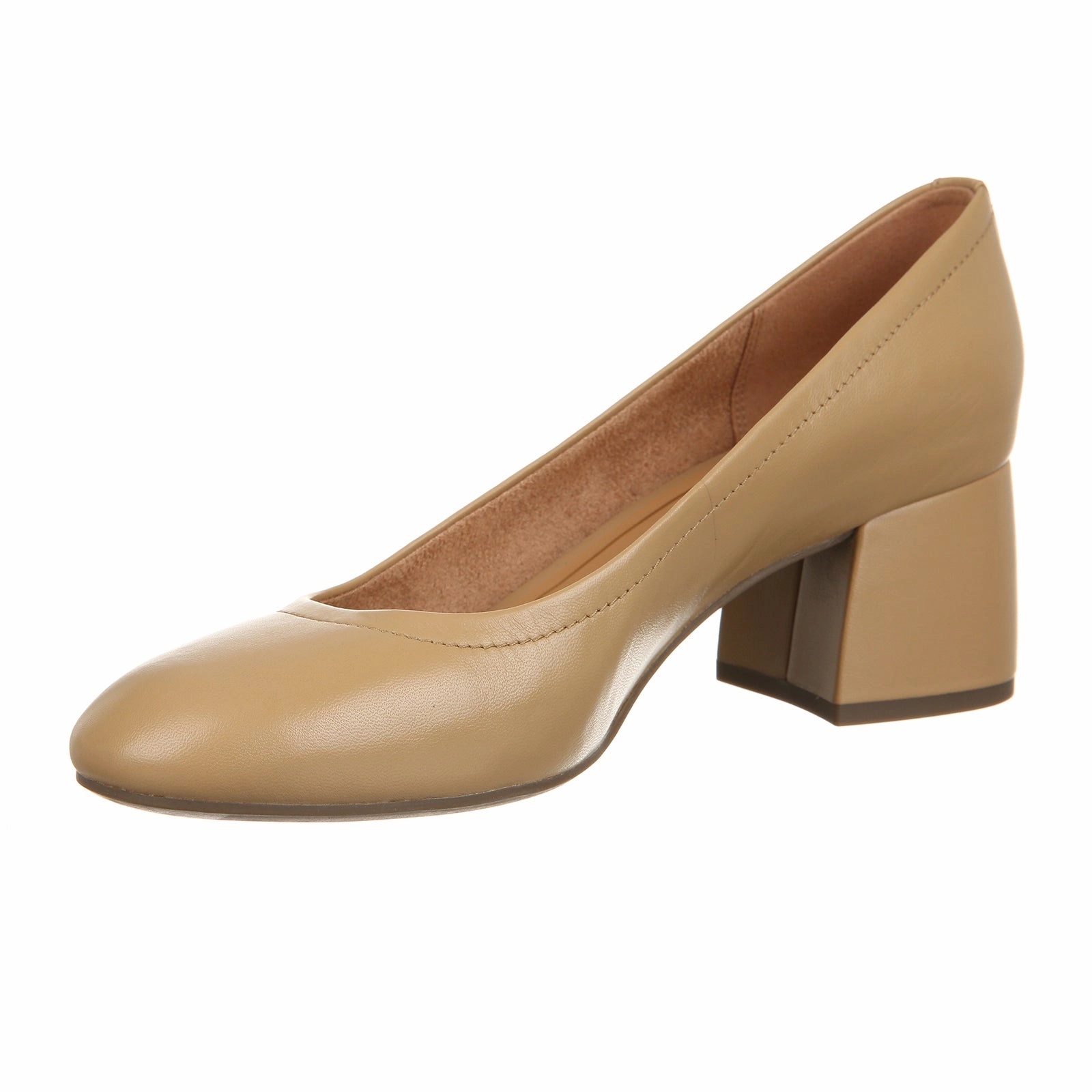 Strap flexible shoes Vionic Carmel Pump (Women) - Camel Nappa Leather