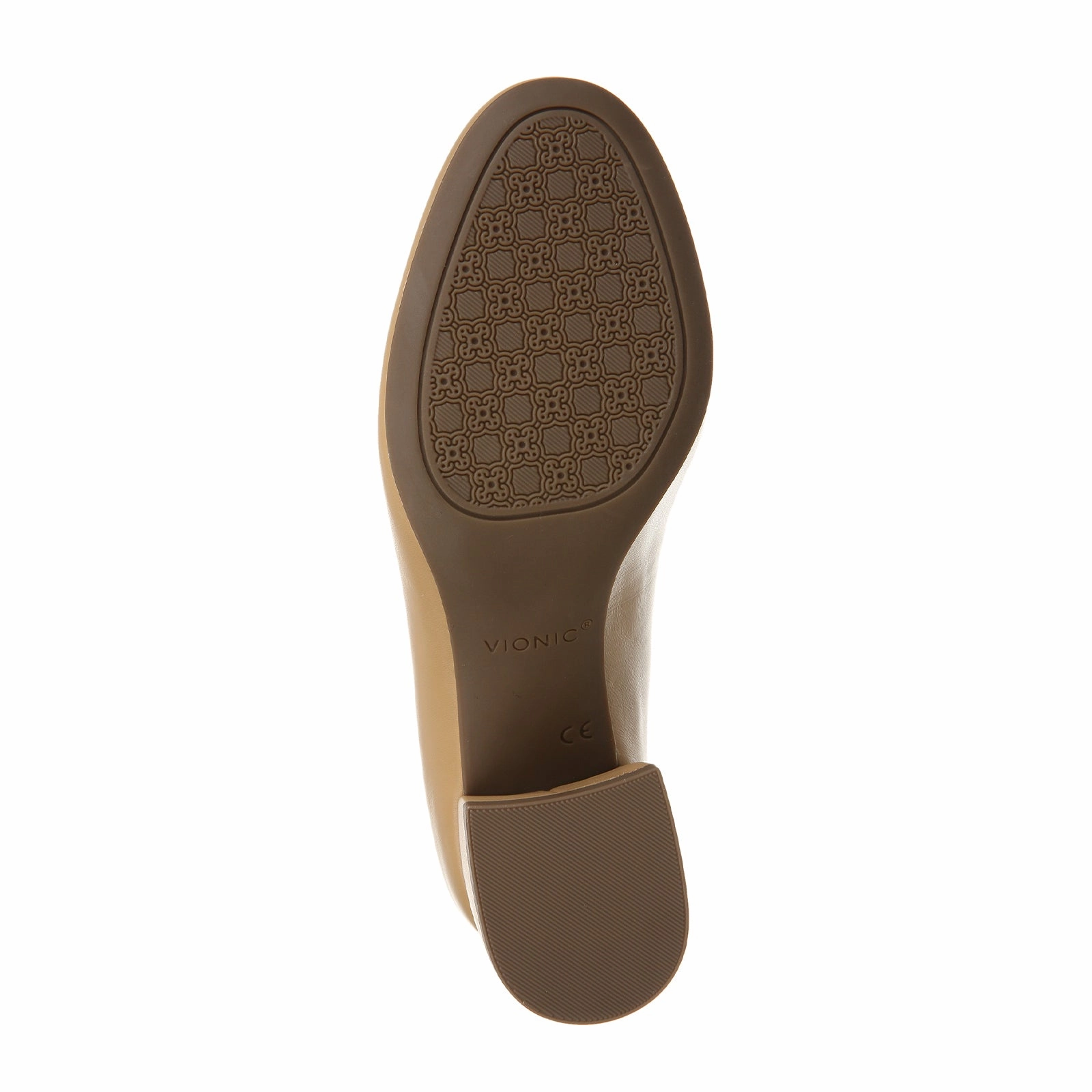 Non Marking Outsole Camp Day Vionic Carmel Pump (Women) - Camel Nappa Leather