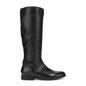 Vionic Rochelle Tall Boot (Women) - Black Leather Insulated Mountain Hike