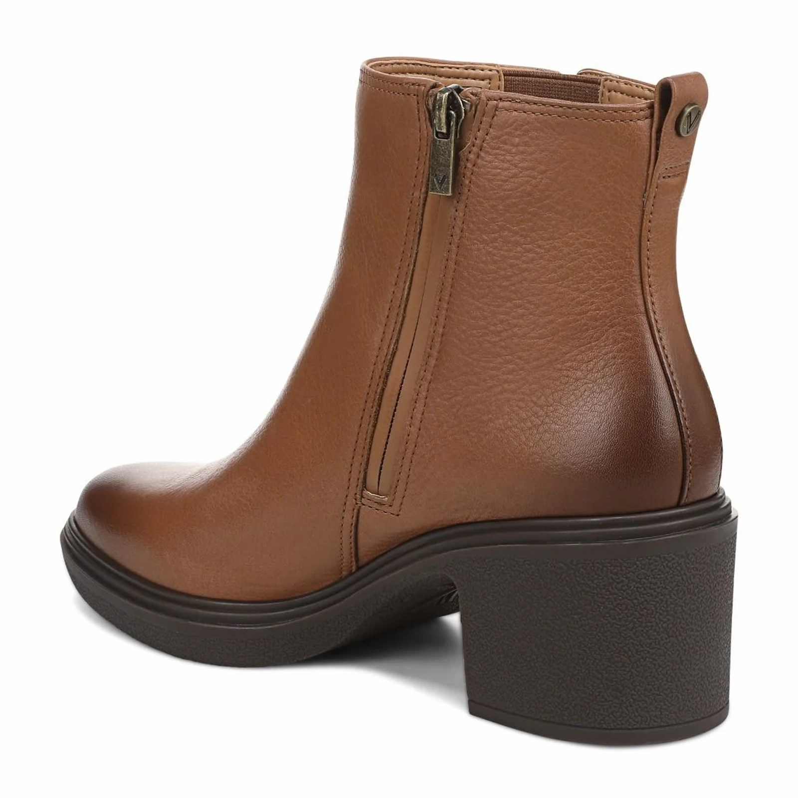 Vionic Savannah Boot (Women) - Hazelnut Leather Durable Build