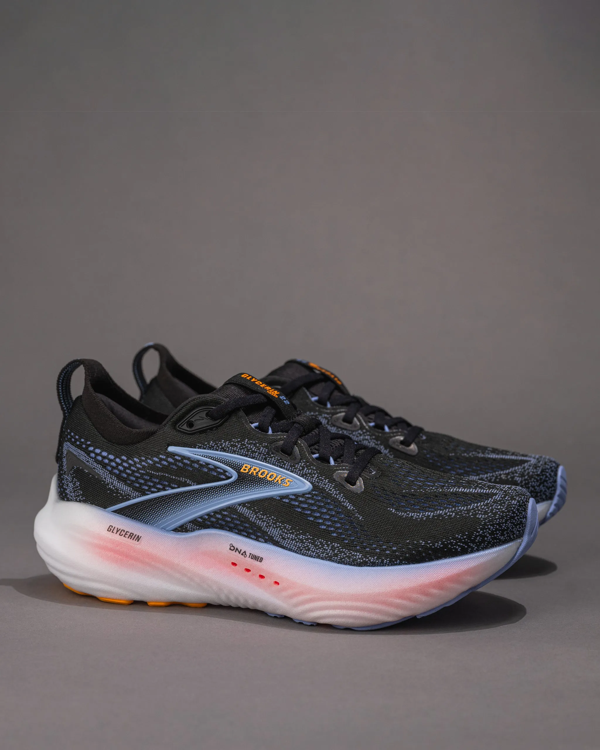 Decent Padded look W-GLYCERIN 22 - BLACK/BLUE - MESH