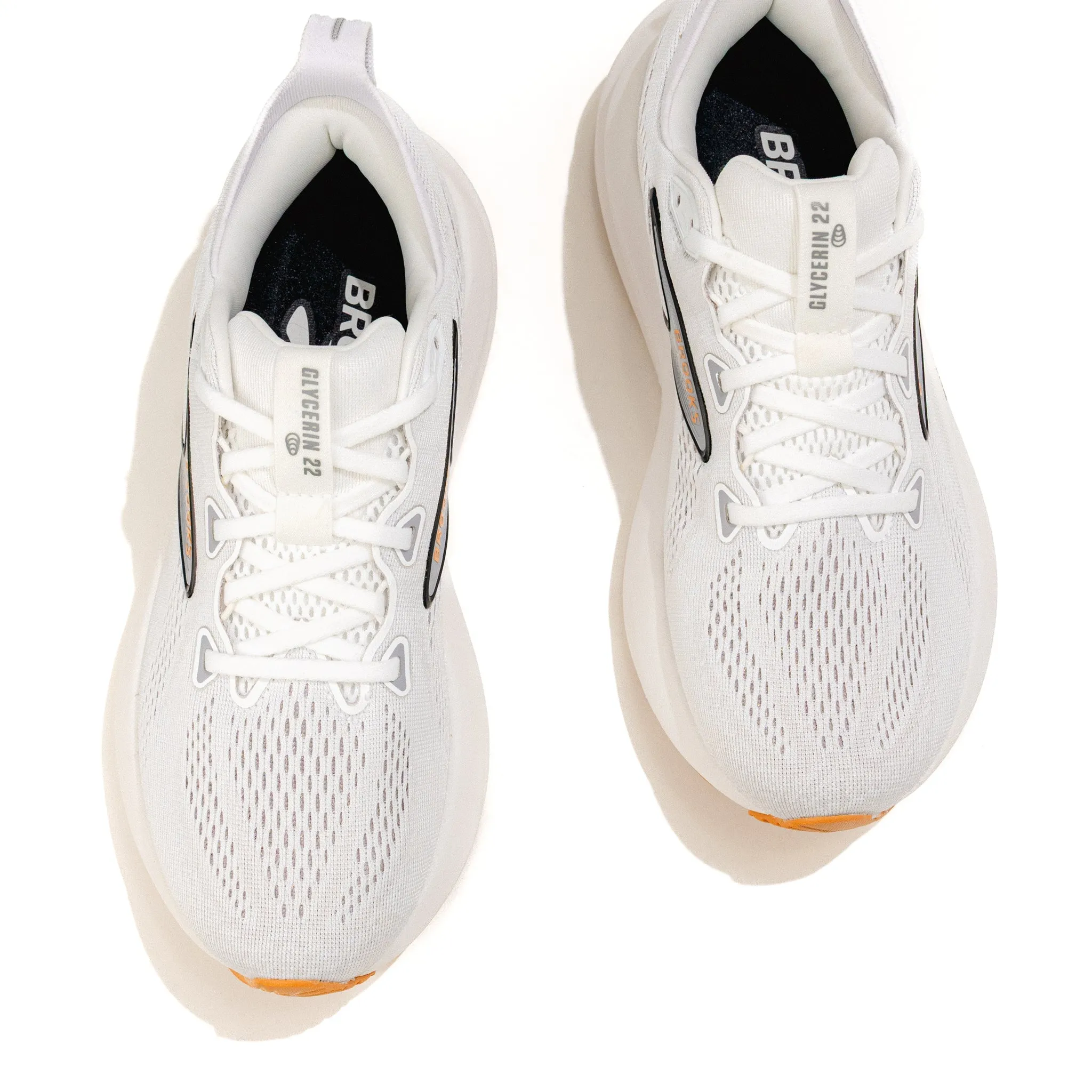 W-GLYCERIN 22 - WHITE/GREY - MESH Impact Resistant Cushion