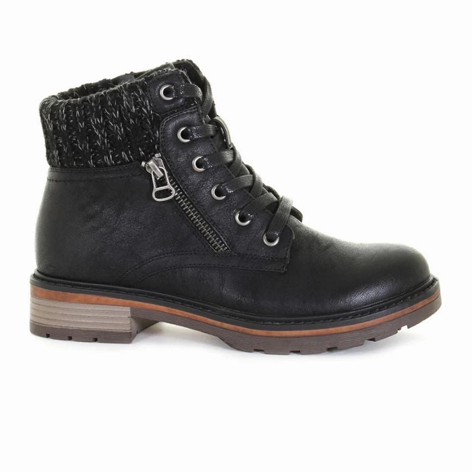 Insulated Weekend Camping Wanderlust Amy Ankle Boot (Women) - Black