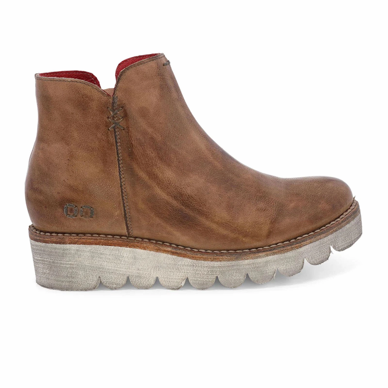 Bed Stu Lydyi Ankle Boot (Women) - Tan Rustic Seamless Interior Construction Travel Friendly