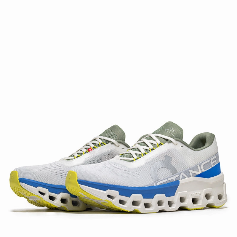 Quality Wear Women's DISTANCE x On Cloudmonster 2 - White/Lapis