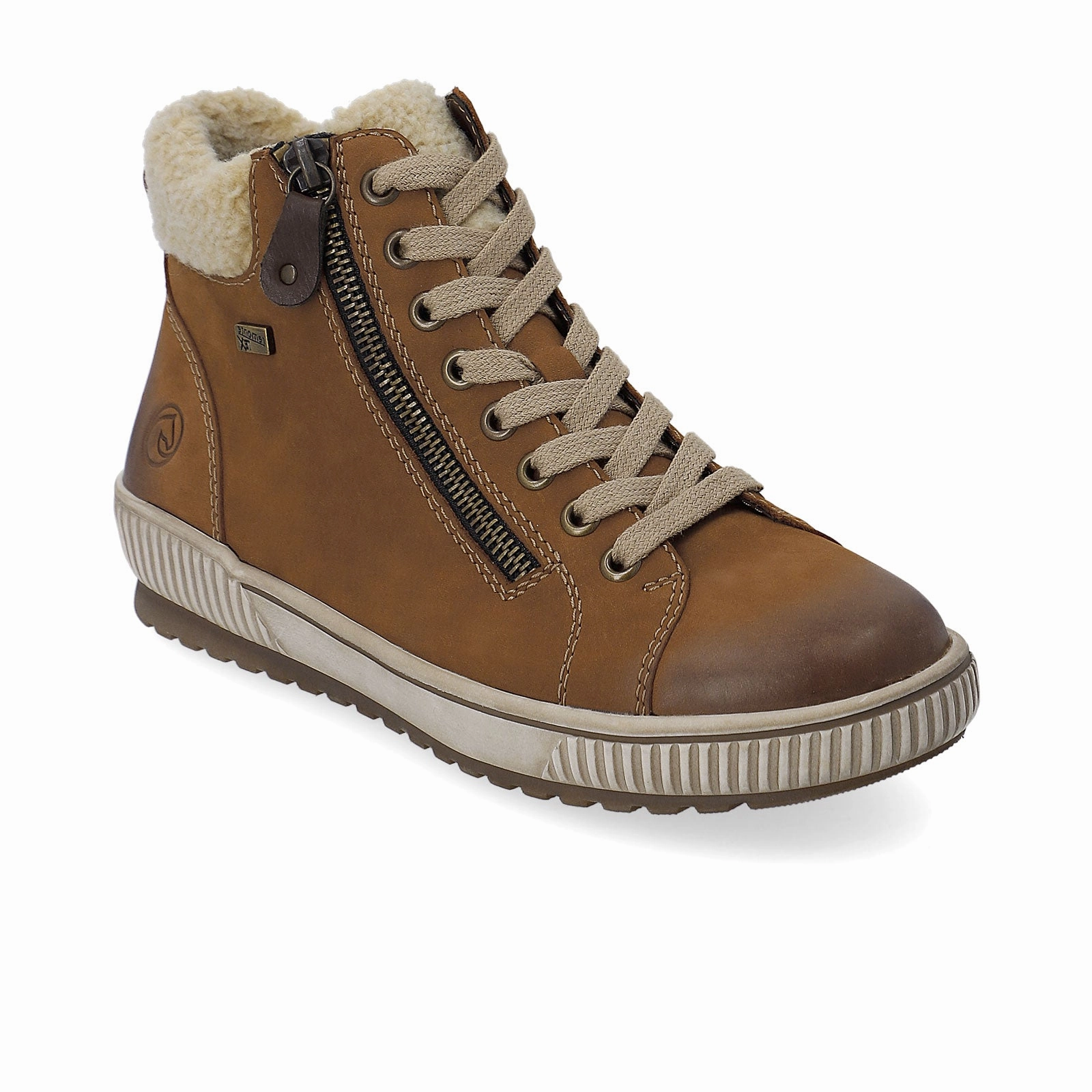 Remonte Maditta D0770 Ankle Boot (Women) - Noccia/Beige/Brown Protective Gear Suede Surface