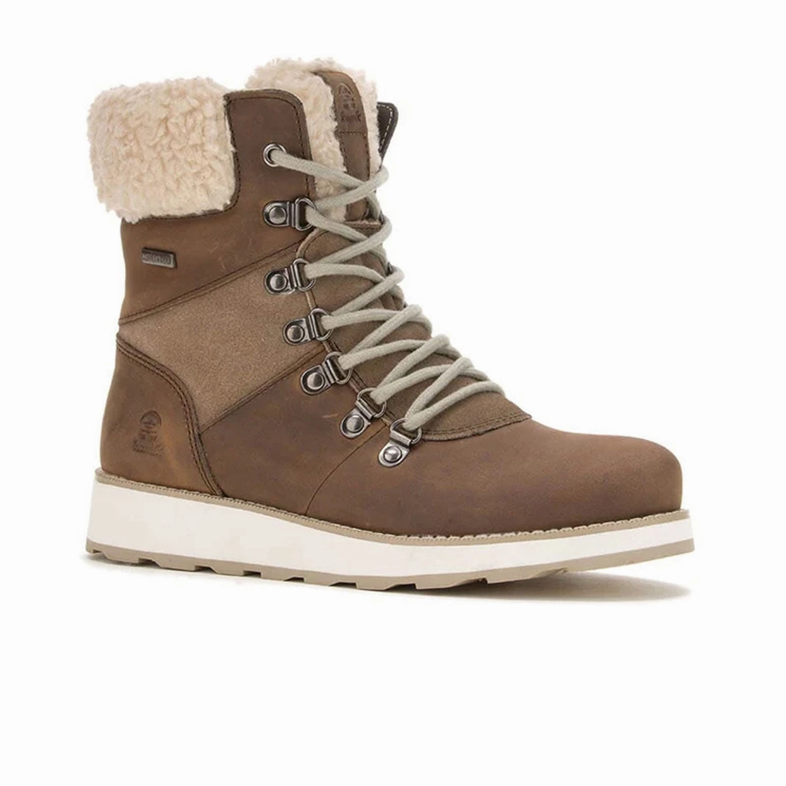 Kamik Ariel F Mid Winter Boot (Women) - Taupe Reflective accents