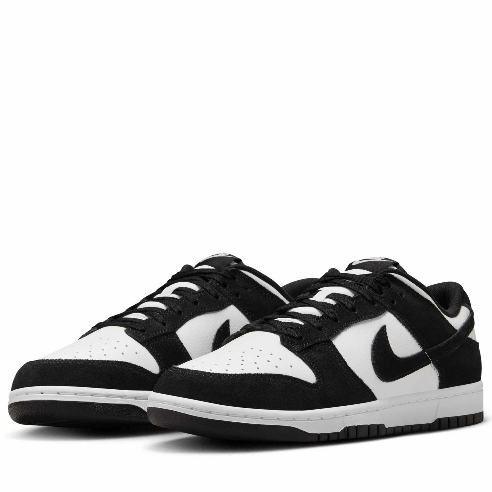 Nike Dunk Low Retro SE 'Suede Panda' - White/Black Slip   Resistant