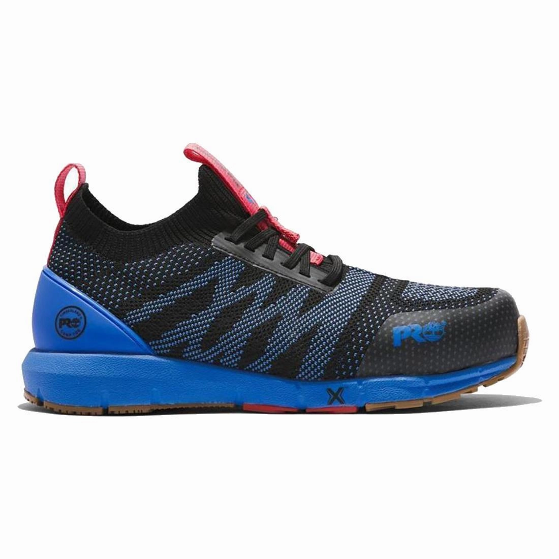 hottest Women's Radius Knit Composite-Toe Work Shoe Black/Blue