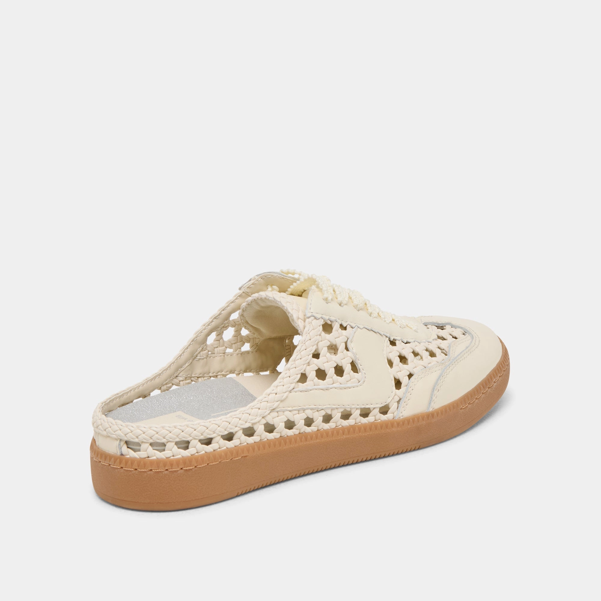 Closed Design NOTICE SLIDE WOVEN SNEAKERS OFF WHITE WOVEN STELLA