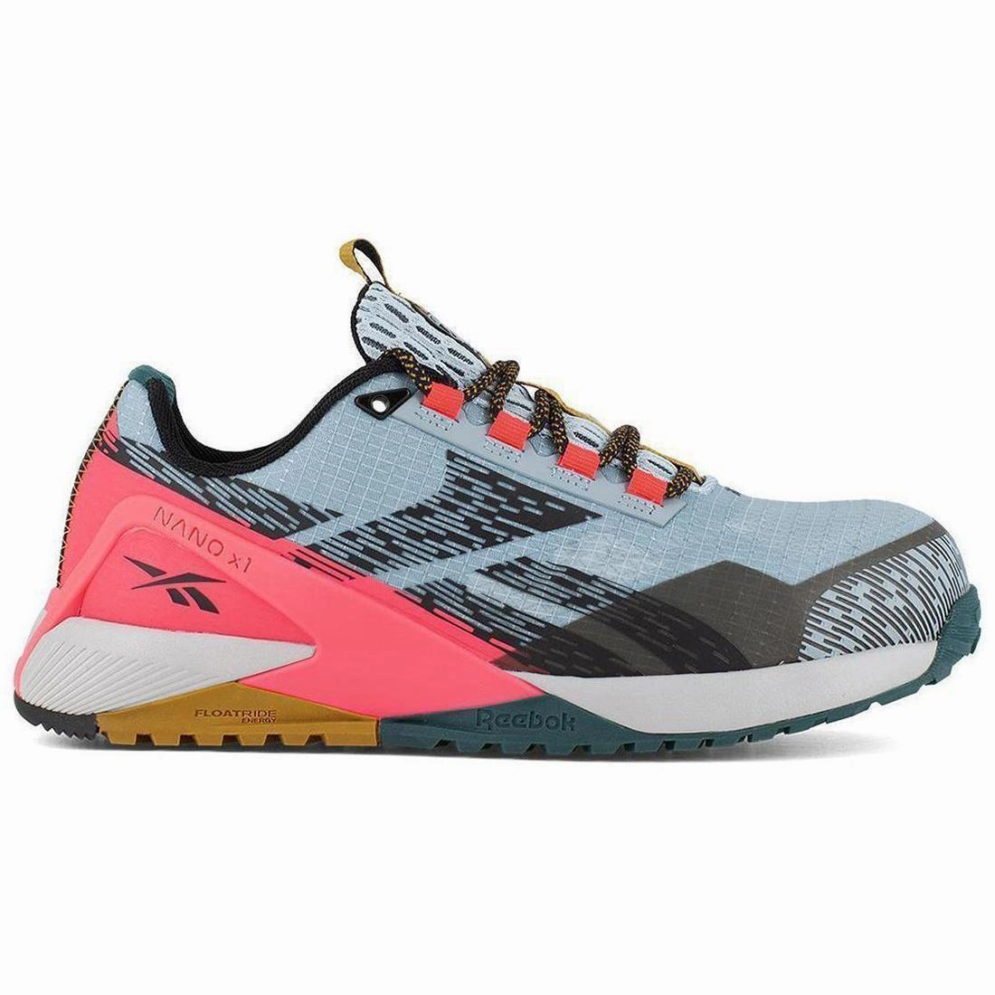 Ergonomic Shape Women's Nano X1 Adventure Composite-Toe Athletic Work Shoe Pink