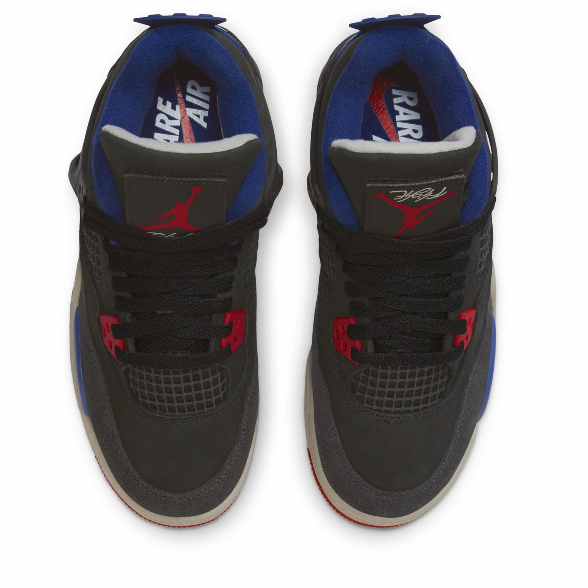 Air Jordan 4 Retro OG 'Rare Air' (GS) - Black/Fire Red Gold Shine