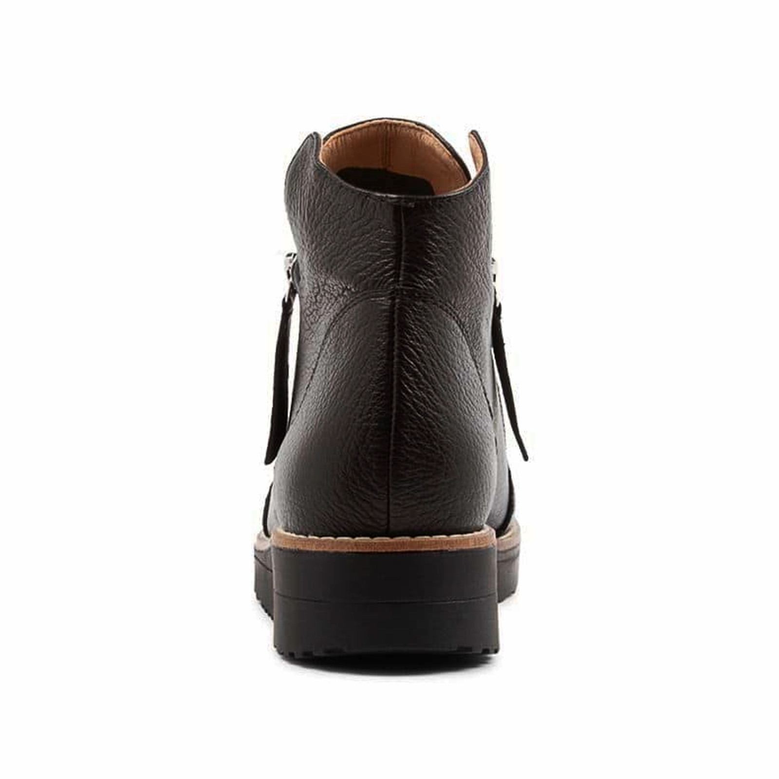 Django & Juliette Ohmy Ankle Boot (Women) - Black/Black Comfort Lining Rough Terrain