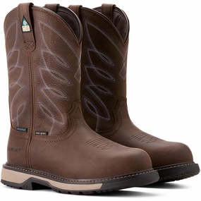 Airflow Optimized insulated Riveter Women's CSA Glacier Grip Waterproof 400g Composite Toe Work Boot - Brown