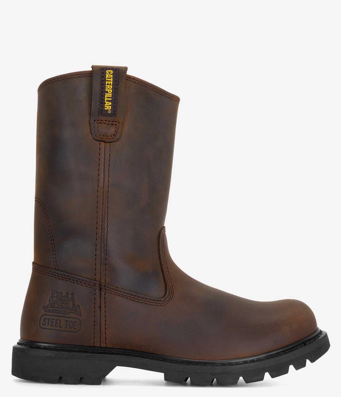 Shock Dispersing Outsole CAT Footwear Revolver Steel Toe Work Boot - Men