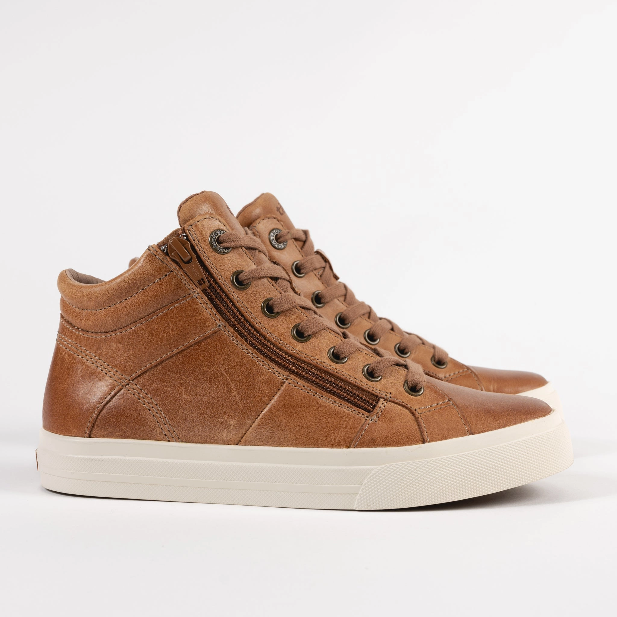 WINNER - CARAMEL - LEATHER Boosted comfort Collapsible Heel