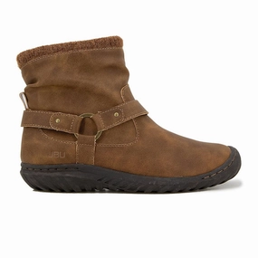 Heavy Terrain Mid Rise JBU Westwood Water Resistant Ankle Boot (Women) - Brown