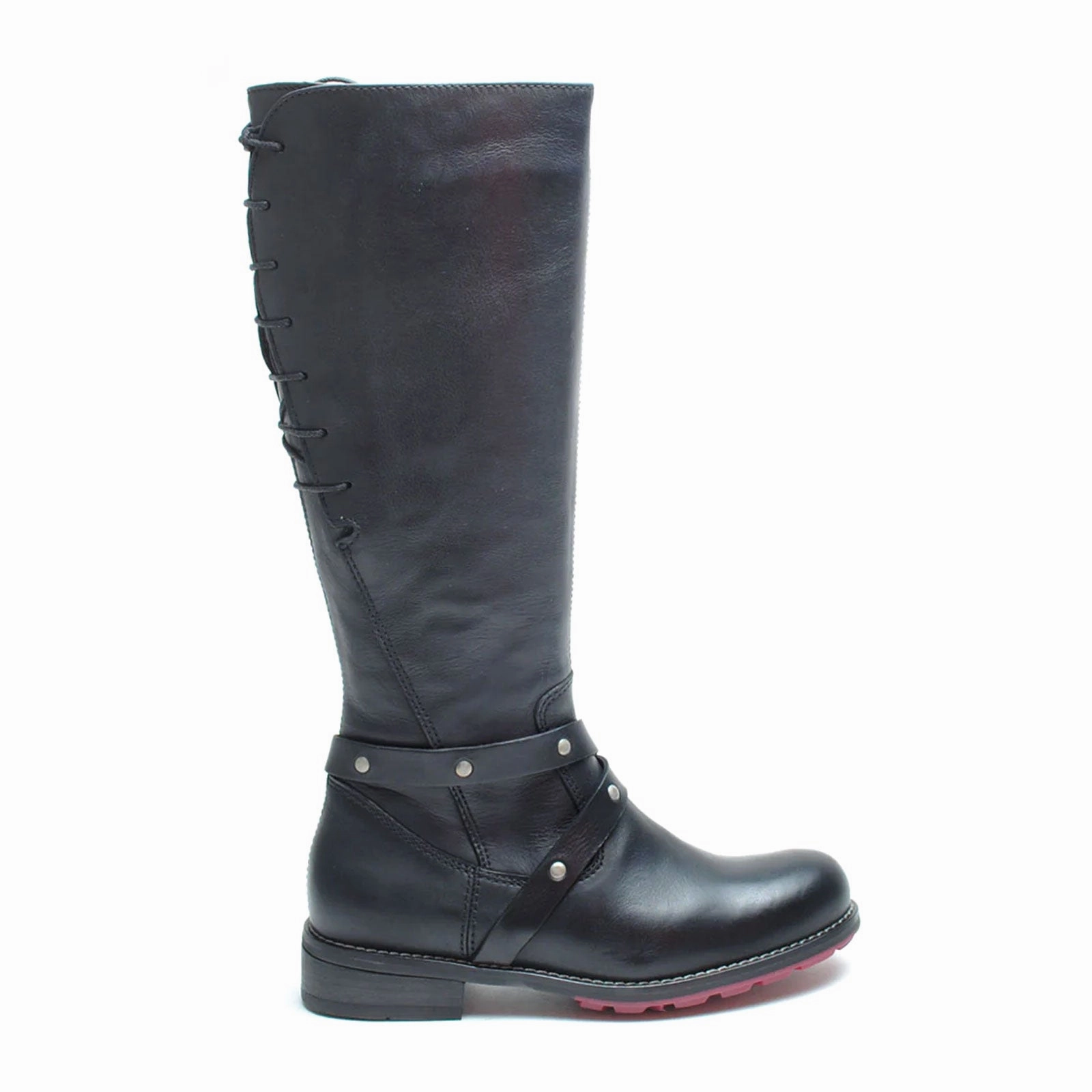 Wolky Belmore Tall Boot (Women) - Black Breathable Windy Weather
