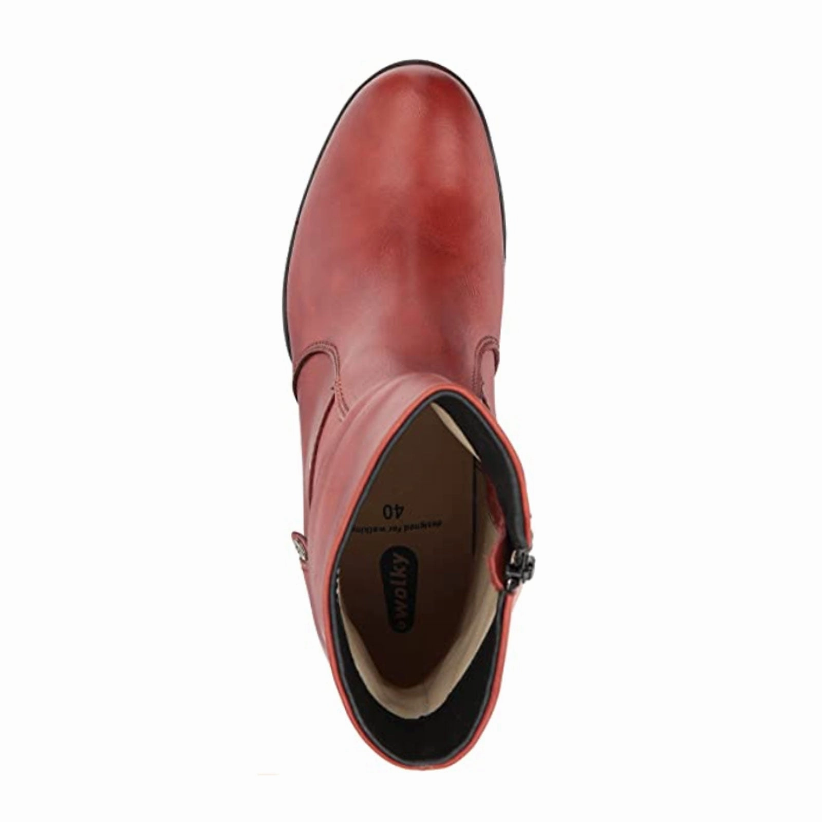 Slip Resistant Urban Traveler Thermal Core Snow Trekker Wolky Colville Mid Boot (Women) - Terracotta