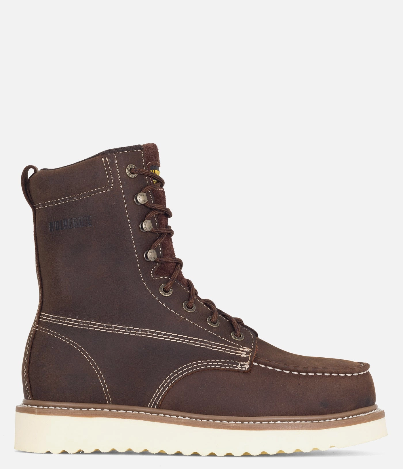 Wolverine Loader 8" Safety Toe Wedge Boot - Men Versatile Silhouette