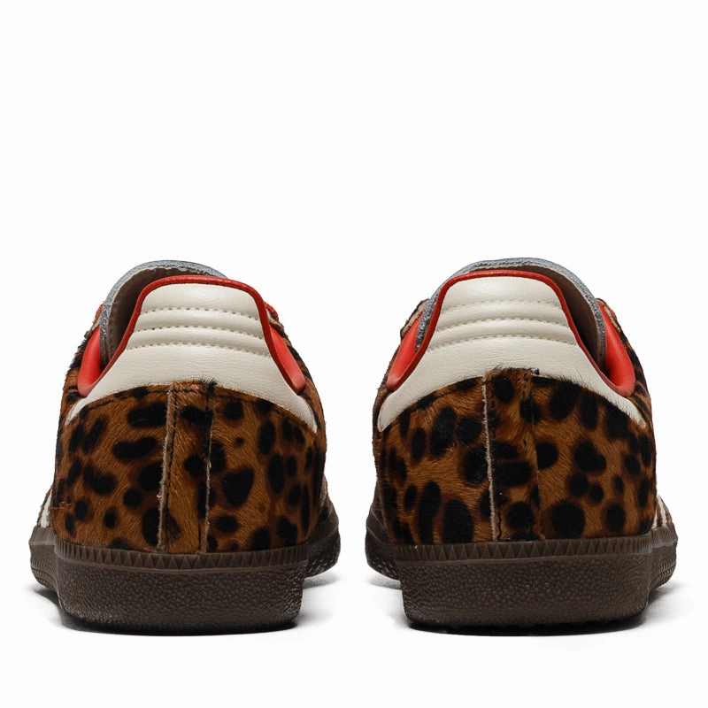 Women's Adidas Samba OG - Core Black/Preloved Red Casual Gathering Comfort Buckles