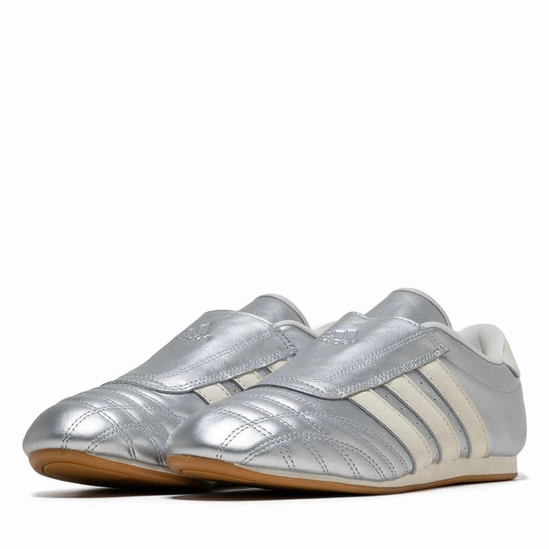 Women's Adidas Taekwondo - Silver Metallic/Off White Shock Absorbing Daily Walks Sturdy Construction