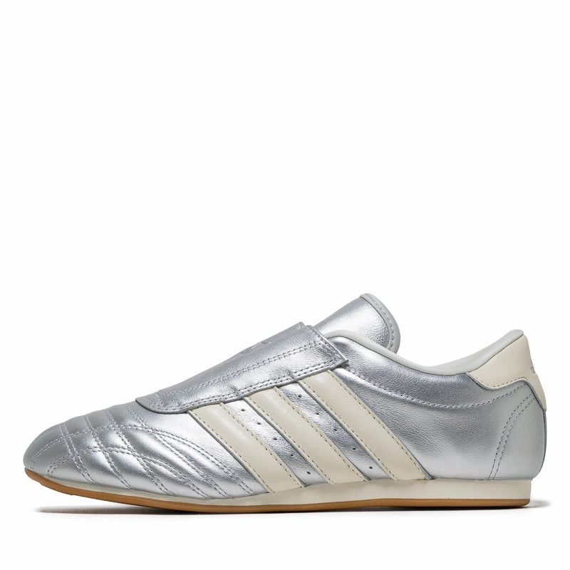Women's Adidas Taekwondo - Silver Metallic/Off White Dry Guard