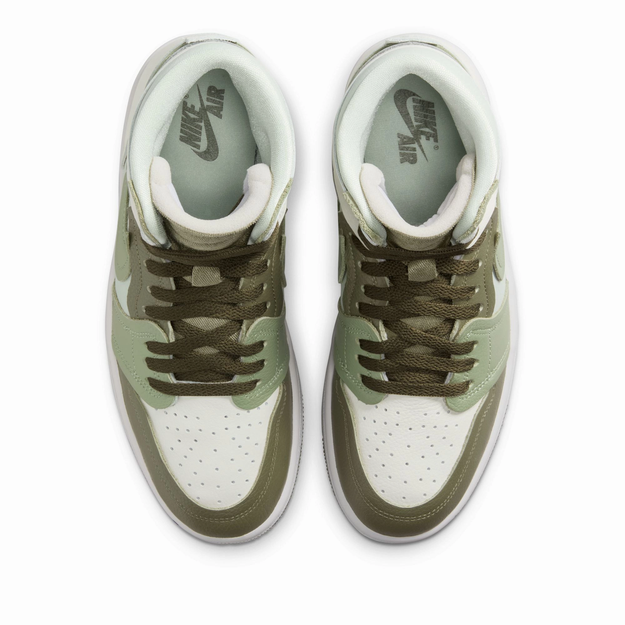 Women's Air Jordan 1 High Method of Make - Medium Olive/Oil Green slip-resistant Calm Flow