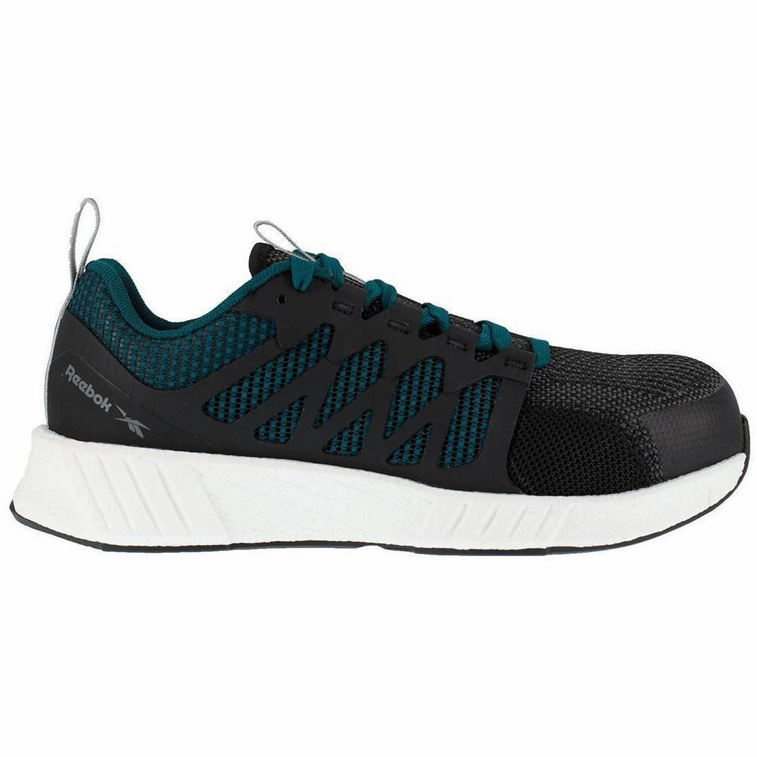 Women's Fusion Flexweave? Composite-Toe Athletic Work Shoe Black/Teal sharpest