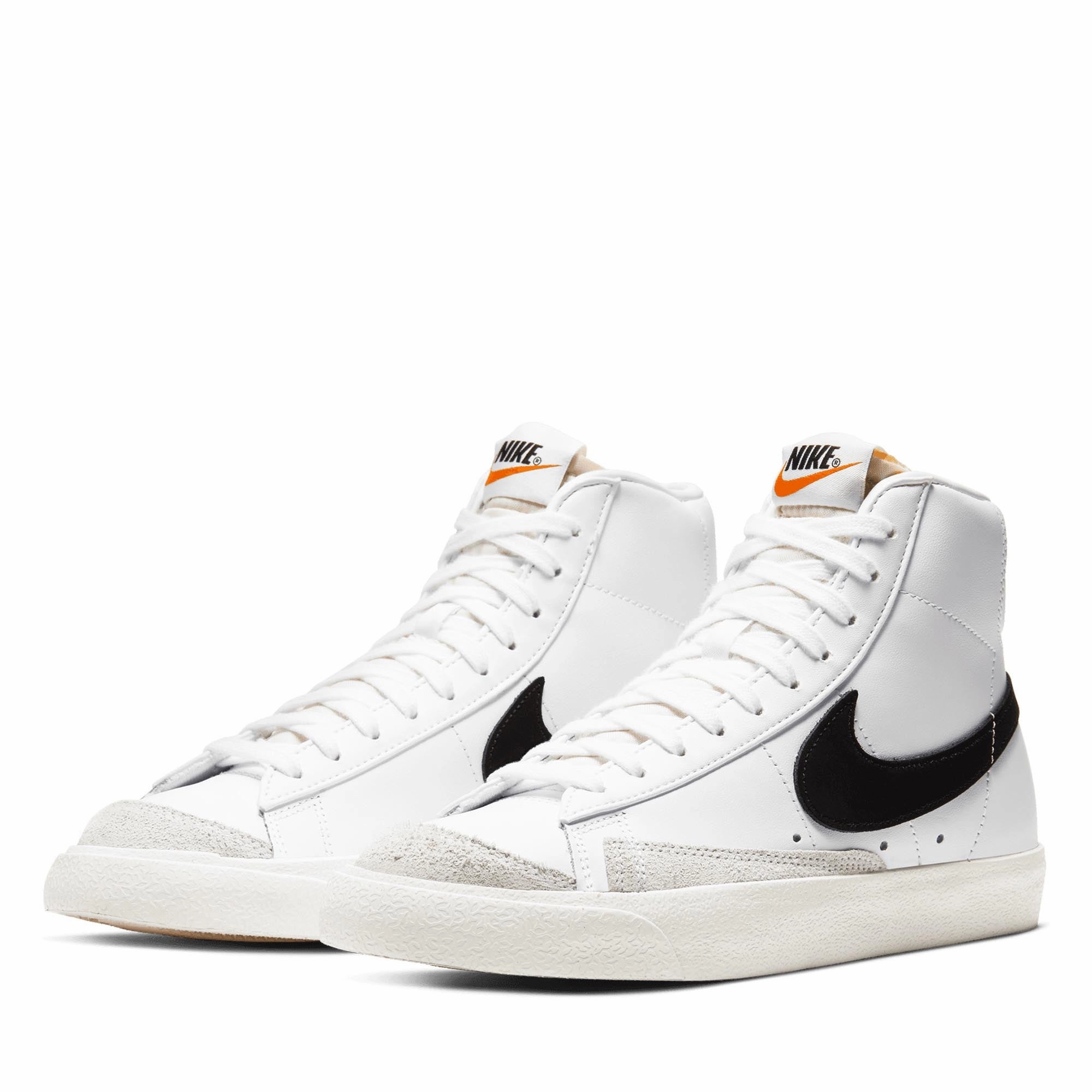 Slip Resistant Sole Women's Nike Blazer Mid '77 Vintage - White/Black