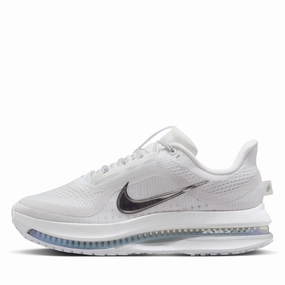 Women's Nike Pegasus Premium - White/Metallic Silver Dynamic Arch Frame Stain Resistant Finish