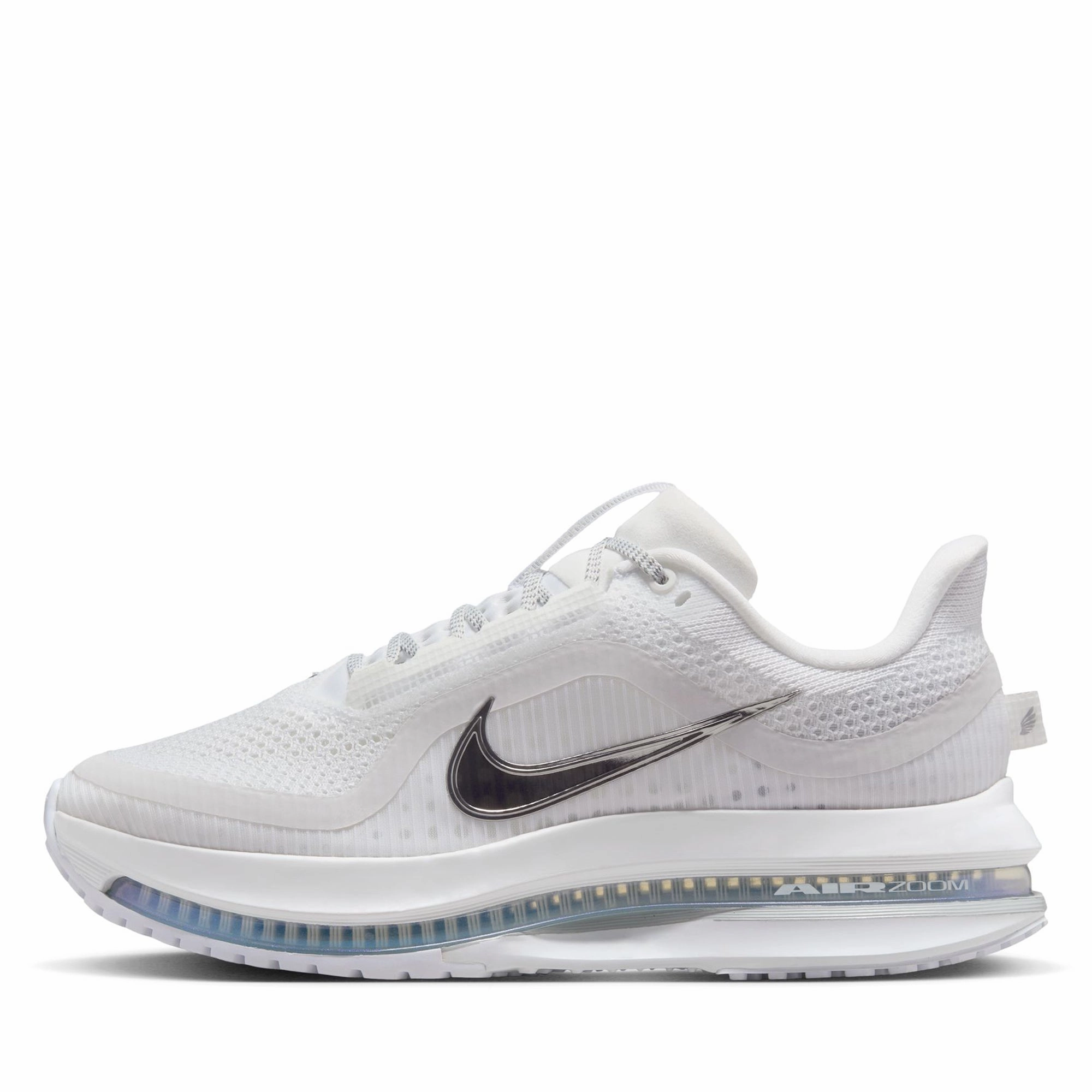 Women's Nike Pegasus Premium - White/Metallic Silver Dynamic Arch Frame Stain Resistant Finish
