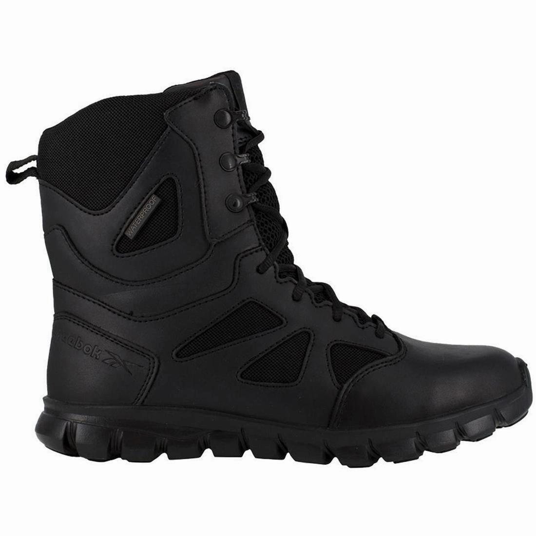Natural Motion Flex Women's Sublite Cushion 8 Inch Soft Toe Tactical Boot Black