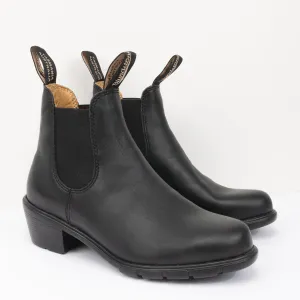 Memory Foam Layer HEELED 1671 CHELSEA - BLACK - LEATHER