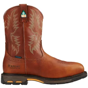 WorkHog Composite-Toe CSA Waterproof Wide Square Toe Work Boot Dark Copper Sturdy Heel Counter Practical Design