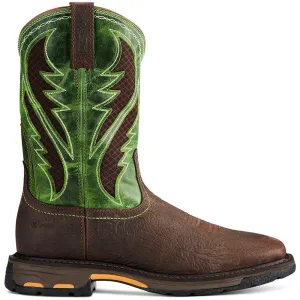 junior - style WorkHog VentTEK Composite-Toe Wide Square Toe Work Boot Bruin Brown