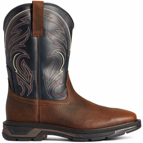 Eco Friendly Composite All-around ease WorkHog XT Cottonwood Work Boot Brown Oiled Rowdy