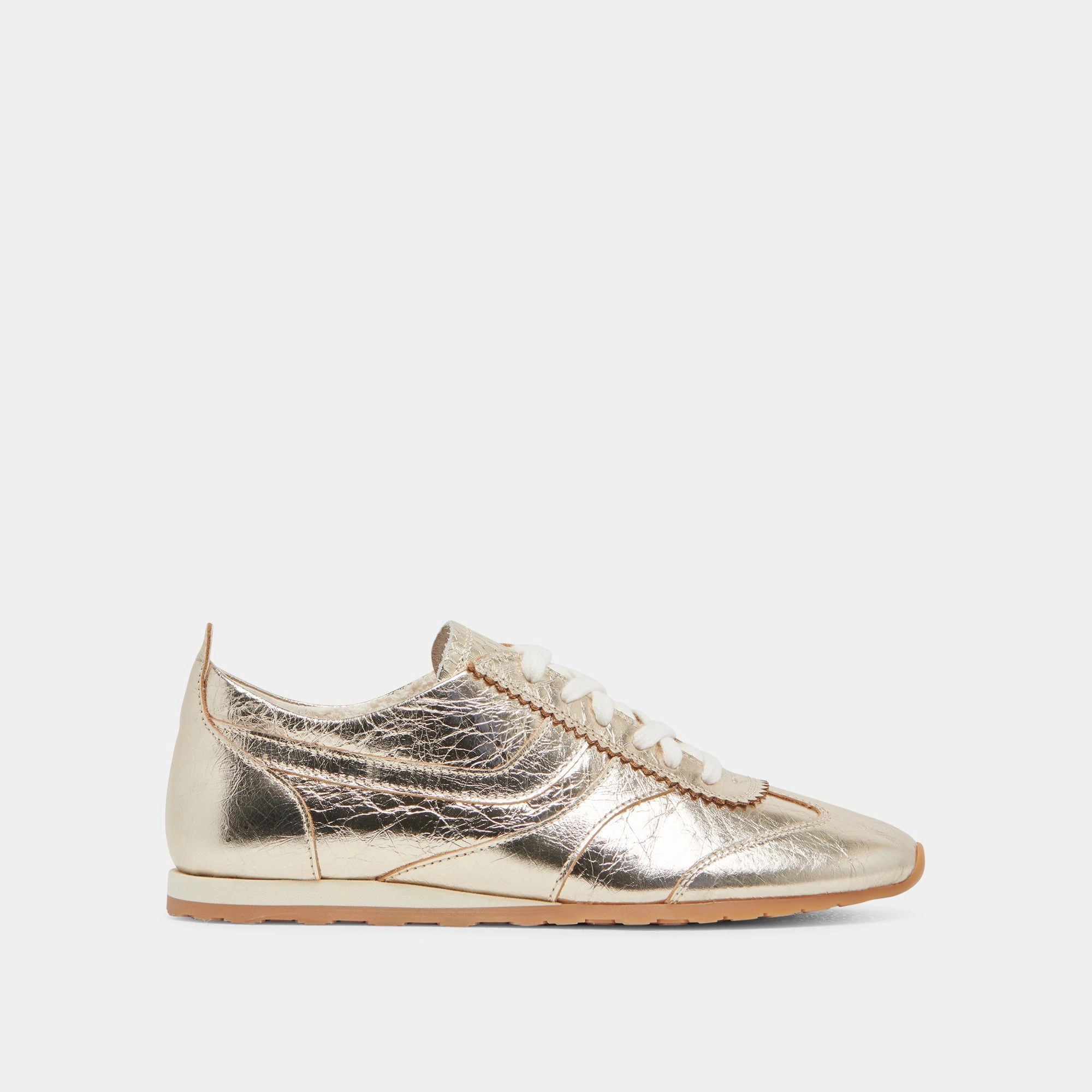 Sandy Path Casual DELANY SNEAKERS LIGHT GOLD CRINKLE PATENT