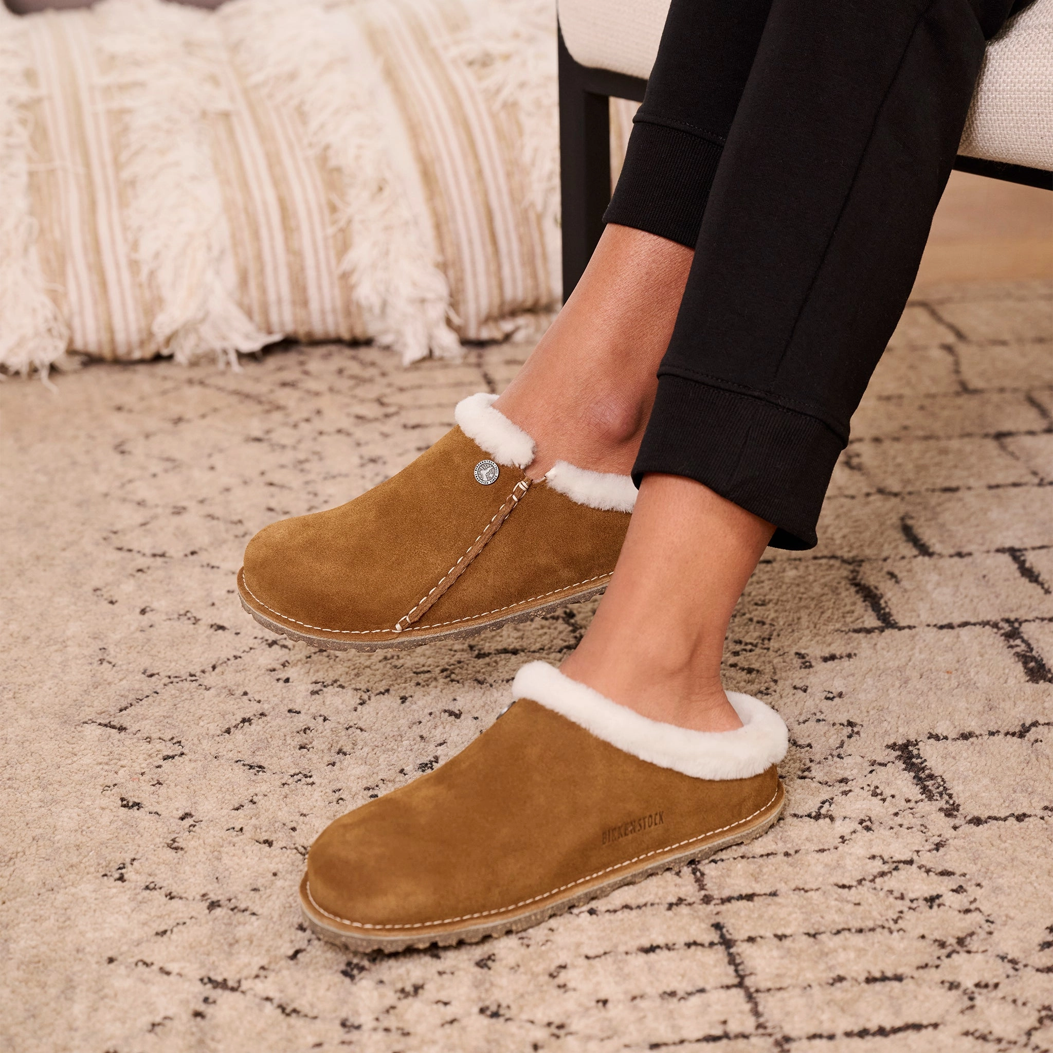 Effortless Step Shoes Slip On Comfort ZERMATT PREMIUM - MINK - SHEARLING
